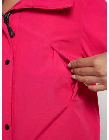 Женская зимняя парка с капюшоном, розовая, для прогулок. в Тюмени