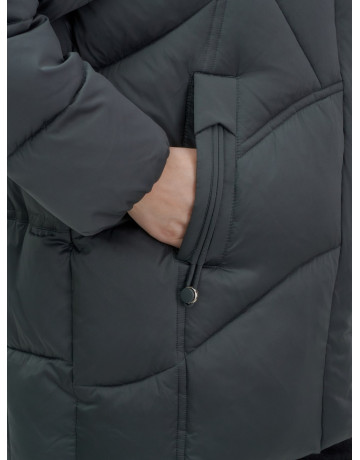 Пуховик для женщин с мехом песца