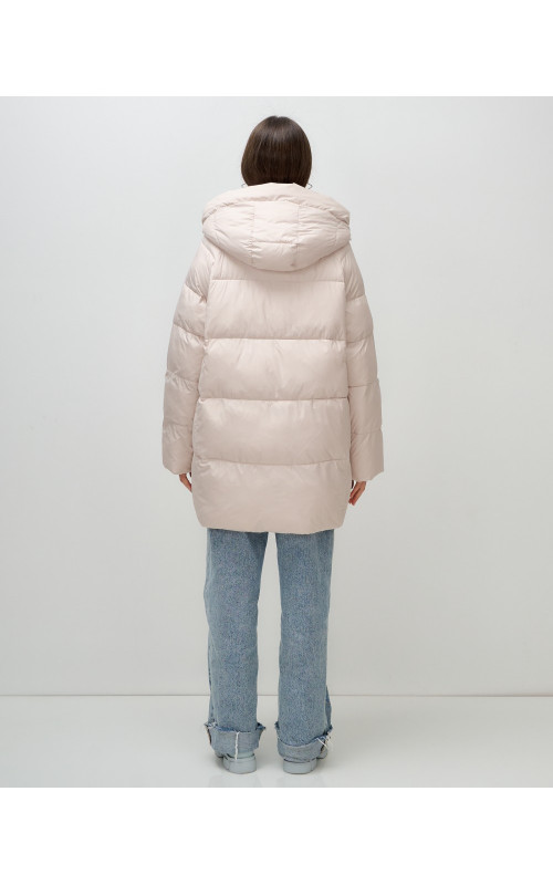 Женская зимняя куртка с капюшоном, размер 48–56.