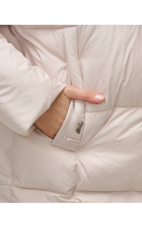 Женская зимняя куртка с капюшоном, размер 48–56.