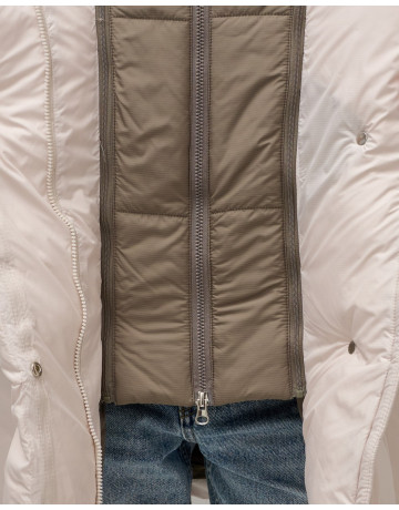 Женская зимняя куртка с капюшоном, размер 48–56.