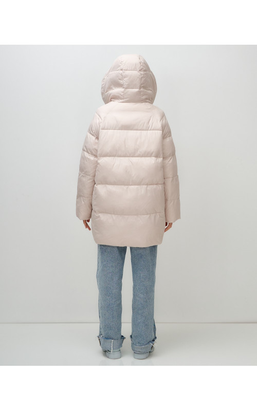 Женская зимняя куртка с капюшоном, размер 48–56.