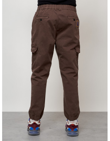 Мужские брюки карго зауженного кроя.