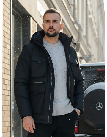 Куртка-жилетка трансформер 2 в 1 для активного отдыха и повседневной носки.