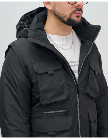 Куртка-жилетка трансформер 2 в 1 для активного отдыха и повседневной носки.