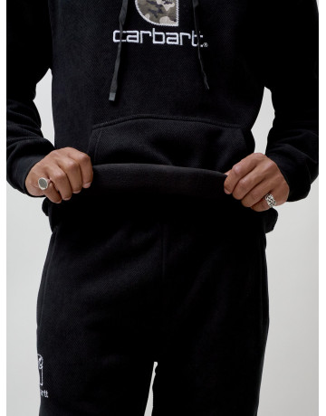 Мужской демисезонный спортивный костюм на флисе, чёрный, для спорта. в Тюмени