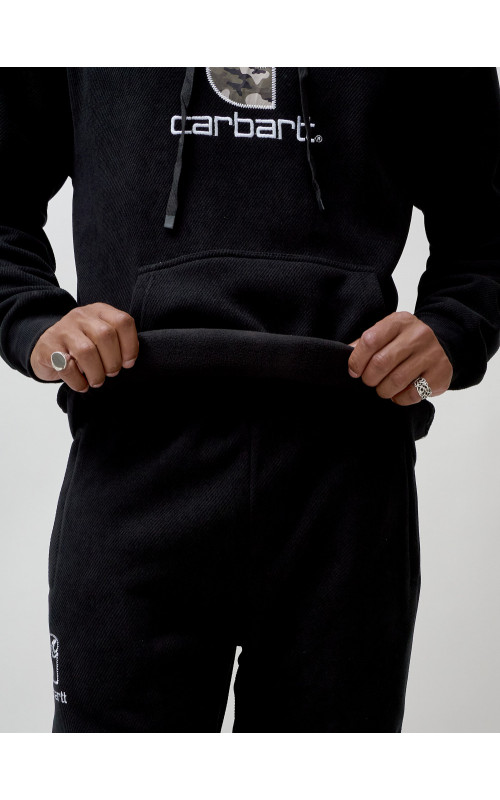 Мужской демисезонный спортивный костюм на флисе, чёрный, для спорта. в Тюмени