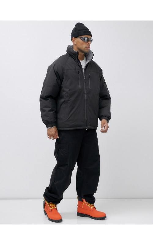 Мужская зимняя двусторонняя куртка для активного отдыха