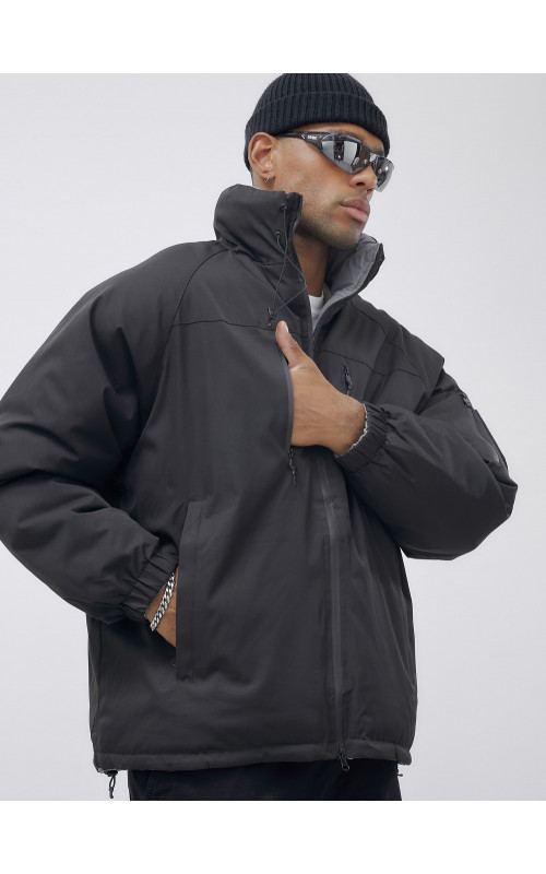 Мужская зимняя двусторонняя куртка для активного отдыха