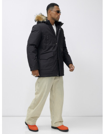 Мужская зимняя парка с мехом: защита от холода и стиль.