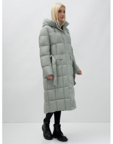 Длинный зимний пуховик для женщин