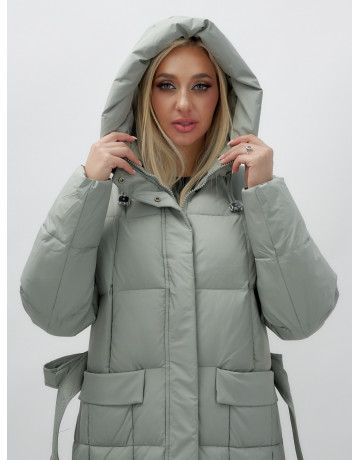 Длинный зимний пуховик для женщин