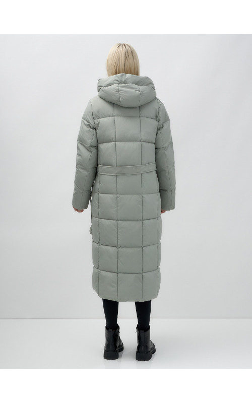 Длинный зимний пуховик для женщин