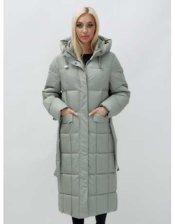 Длинный зимний пуховик для женщин