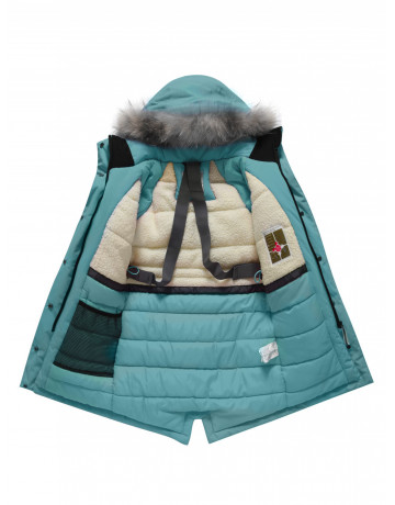 Парка для девочки зимняя для активного отдыха