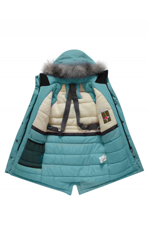 Парка для девочки зимняя для активного отдыха