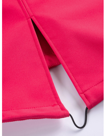 Женская спортивная парка с капюшоном softshell, красная, для активного отдыха в Тюмени