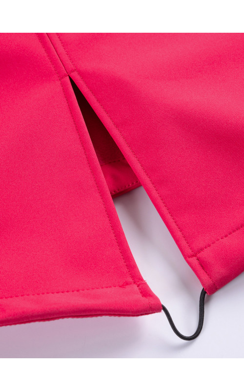 Женская спортивная парка с капюшоном softshell, красная, для активного отдыха в Тюмени