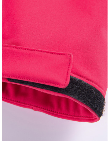 Женская спортивная парка с капюшоном softshell, красная, для активного отдыха в Тюмени