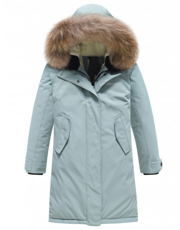 Тёплая парка для девочки для активного отдыха в холодную погоду