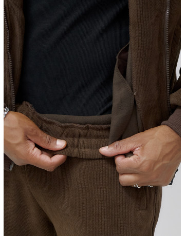 Мужской демисезонный спортивный костюм на флисе, коричневый, для спорта в Тюмени