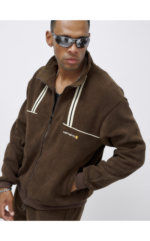 Мужской демисезонный спортивный костюм на флисе, коричневый, для спорта в Тюмени