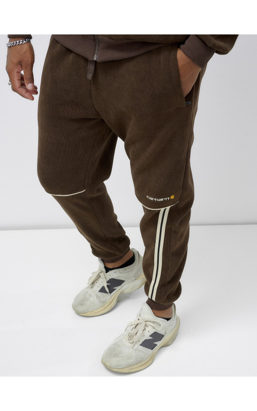 Мужской демисезонный спортивный костюм на флисе, коричневый, для спорта в Тюмени