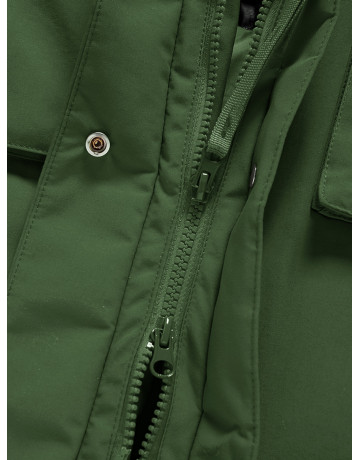 Зимняя парка для девочек Valianly удлиненная с мехом.