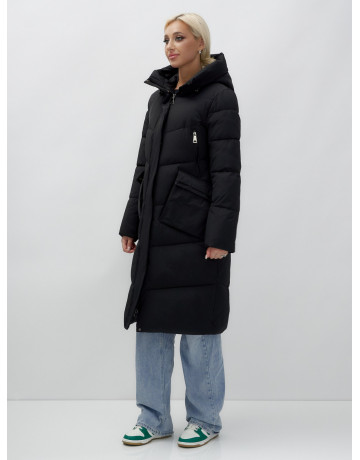 Тёплый женский пуховик с капюшоном