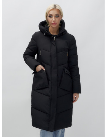Тёплый женский пуховик с капюшоном