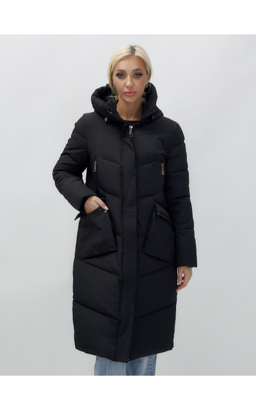 Тёплый женский пуховик с капюшоном