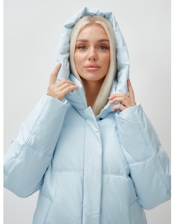 Тёплый женский пуховик летучая мышь.