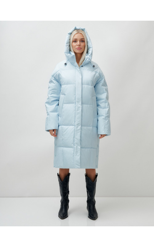 Тёплый женский пуховик летучая мышь.