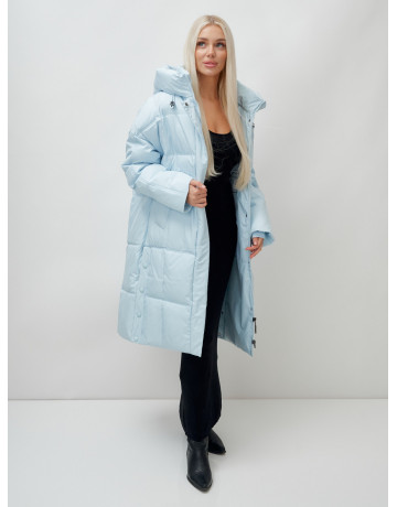 Тёплый женский пуховик летучая мышь.