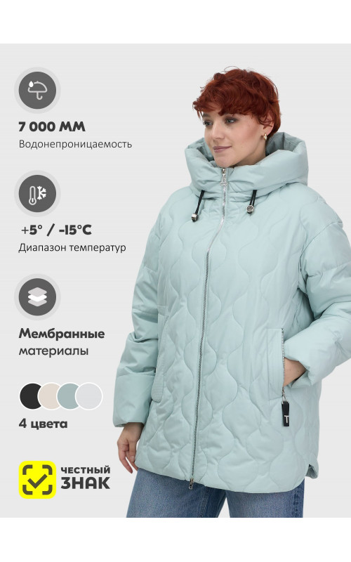 Универсальная утеплённая куртка с капюшоном для женщин осень-зима, свободный покрой.