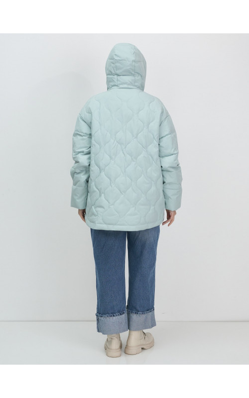 Универсальная утеплённая куртка с капюшоном для женщин осень-зима, свободный покрой.