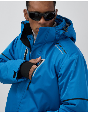 Мужская горнолыжная куртка синего цвета для зимы в Тюмени