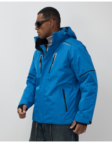Мужская горнолыжная куртка синего цвета для зимы в Тюмени