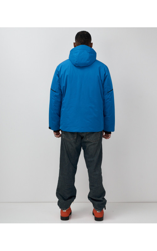 Мужская горнолыжная куртка синего цвета для зимы в Тюмени