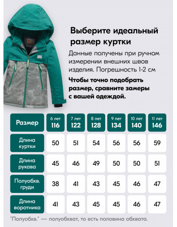 Горнолыжный костюм зимний для девочки, зелёный