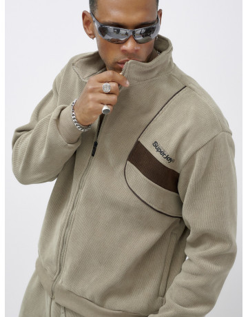 Мужской демисезонный спортивный костюм на флисе, бежевый, для спорта. в Тюмени