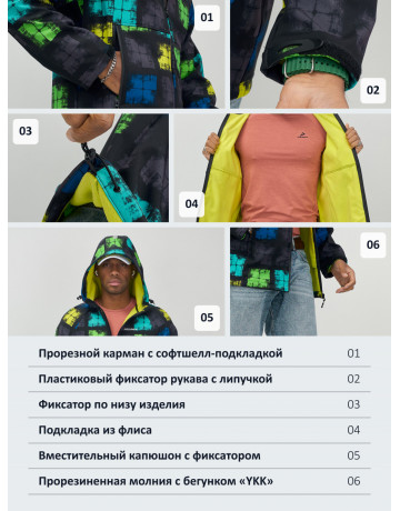 Спортивная ветровка с капюшоном для активного отдыха