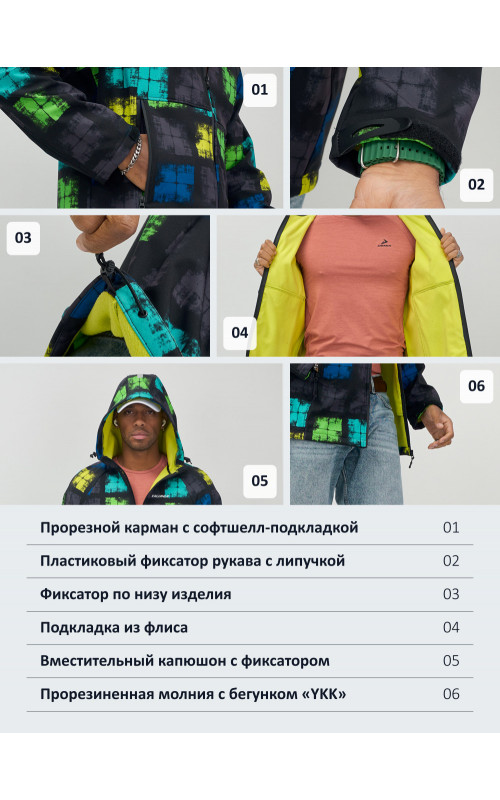 Спортивная ветровка с капюшоном для активного отдыха