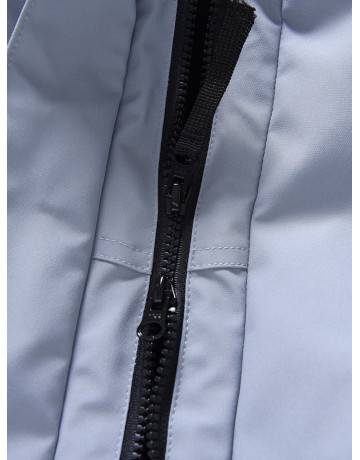 Мужская зимняя парка с капюшоном и мехом енот, синего цвета, для активного отдыха в Тюмени