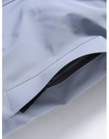 Мужская зимняя парка с капюшоном и мехом енот, синего цвета, для активного отдыха в Тюмени