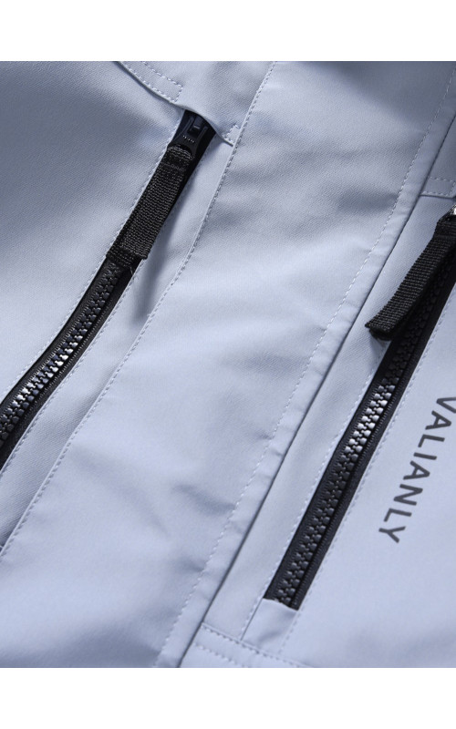 Мужская зимняя парка с капюшоном и мехом енот, синего цвета, для активного отдыха в Тюмени