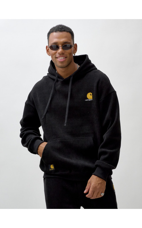 Мужской демисезонный спортивный костюм на флисе, чёрный, для спорта. в Тюмени