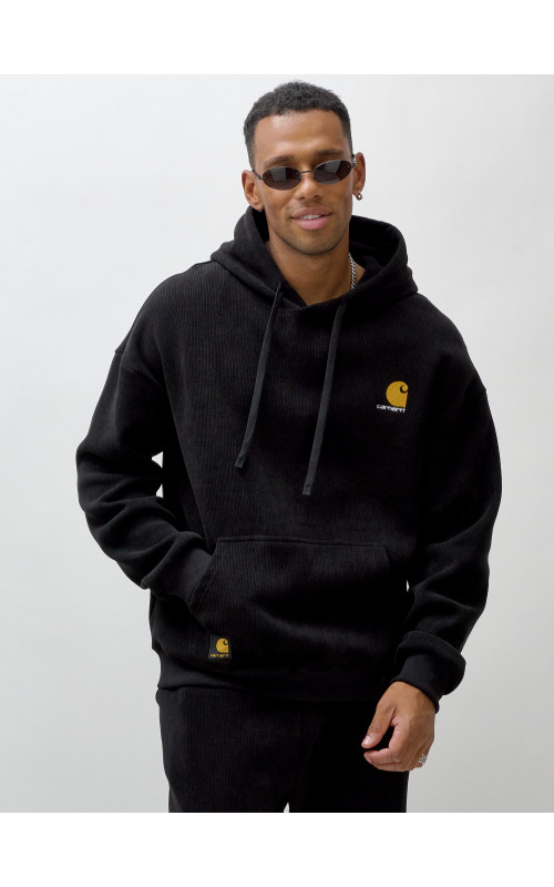 Мужской демисезонный спортивный костюм на флисе, чёрный, для спорта. в Тюмени