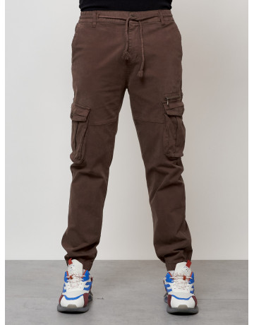 Мужские брюки карго зауженного кроя.