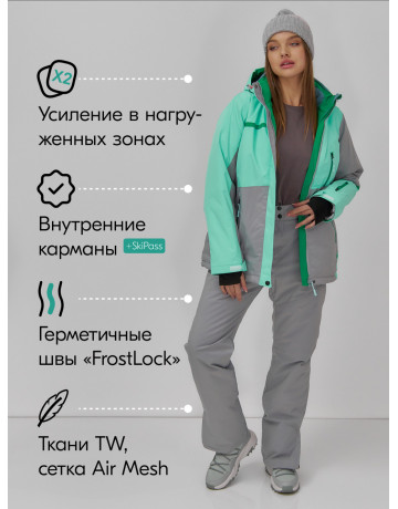 Женский горнолыжный костюм: стиль и комфорт для зимних приключений.